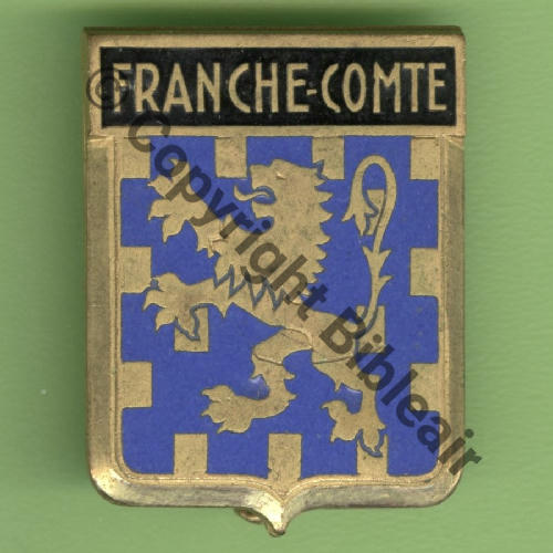 A1080 1955+ NH ET FRANCHE COMTE  COURTOIS PARIS en arc cercle en bas Bol Dos lisse Src.Y.GENTY 12Eur 